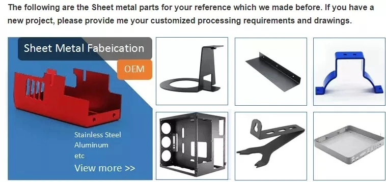 Aluminium Stamping Part Fabrication Sheet Metal Bending