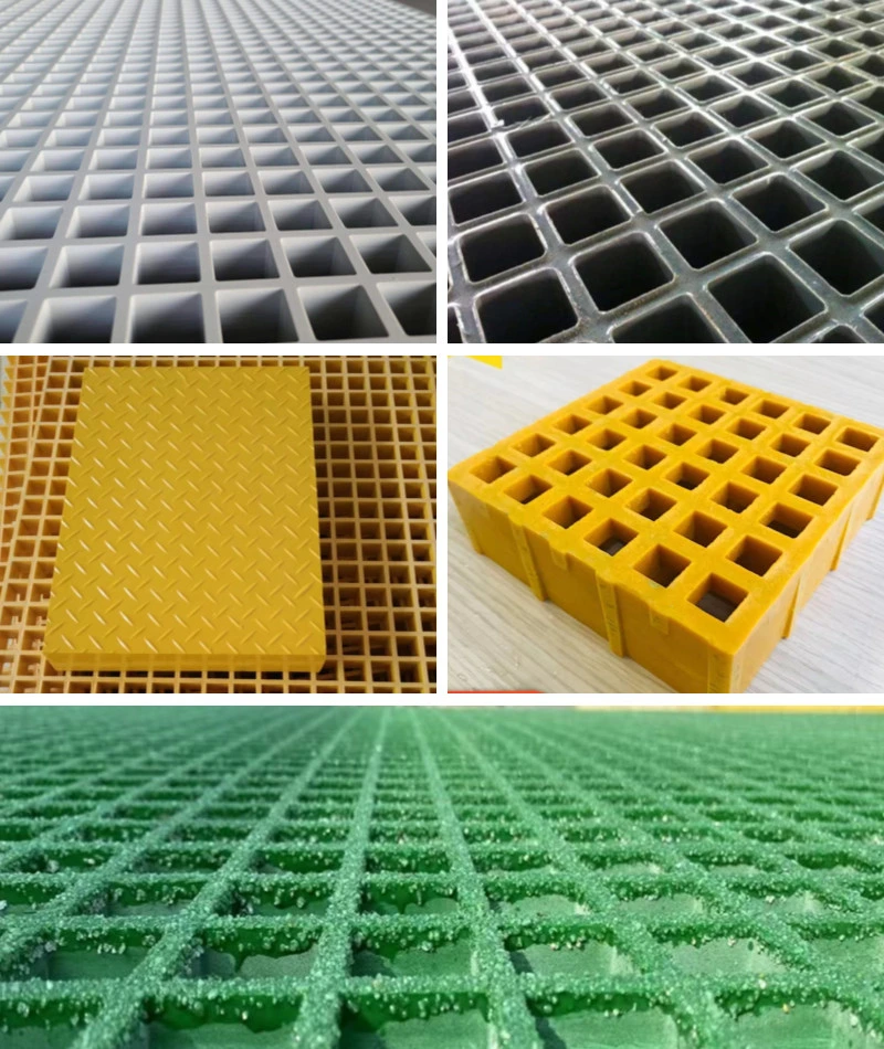 High Quality Fiberglass Walkways, Trench Drain Grates