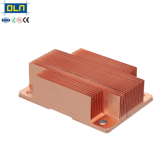 Factory Customized Copper Heatsink 100W 200W 300W Skiving Fin Heat Sink GPU CPU