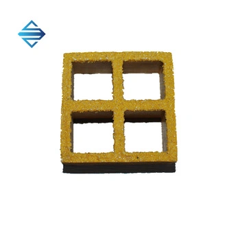 Mini-Mesh Fiberglass Green Grating Anti-Slip FRP Car Wash Trench Drain Covers GRP Flooring Grate