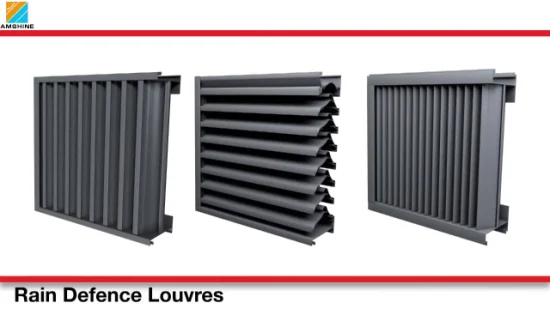 Sun Louver External Aluminum Louvers for Building Facade